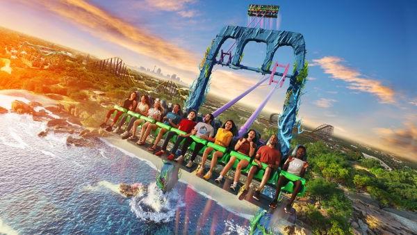 The World’s Tallest and Fastest Screaming Swing Ride Opens 3月 5th at SeaWorld San Antonio